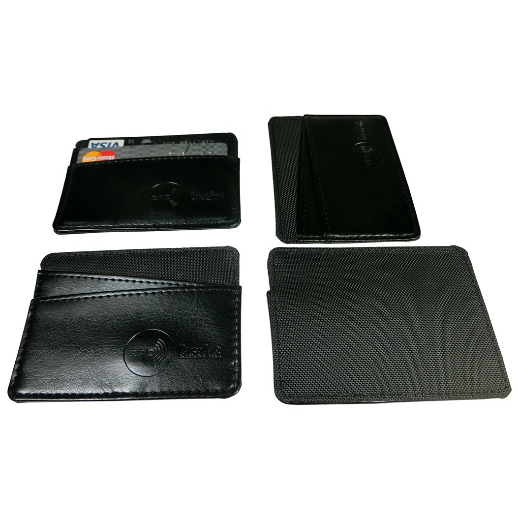 CR01H-PU RFID PU Blocking Credit Card Holders - Horizontal