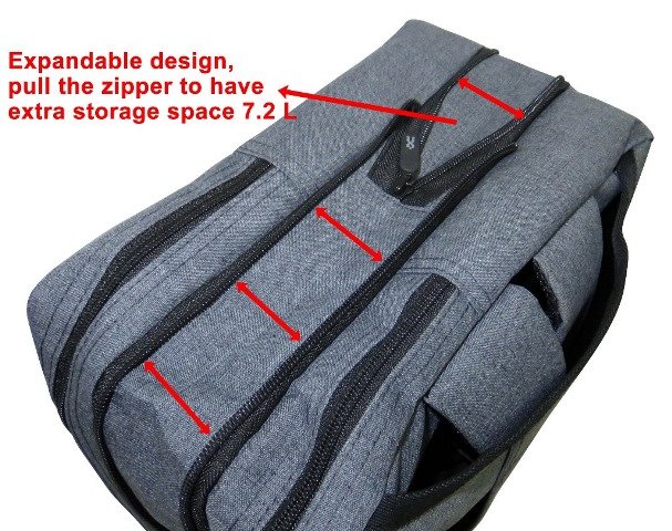 P-160427-16A Expandable 3 in 1 Back Pack